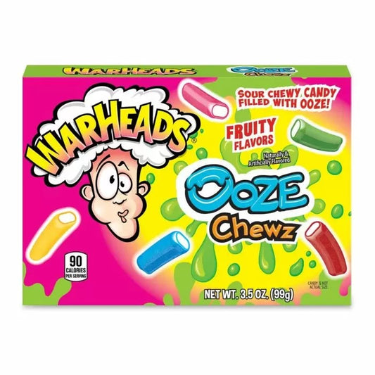 Warheads Sour Ooze Chewz Theatre Box 99g