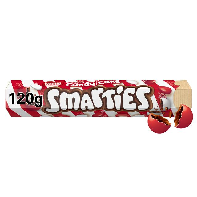 Smarties candy cane tube 120g