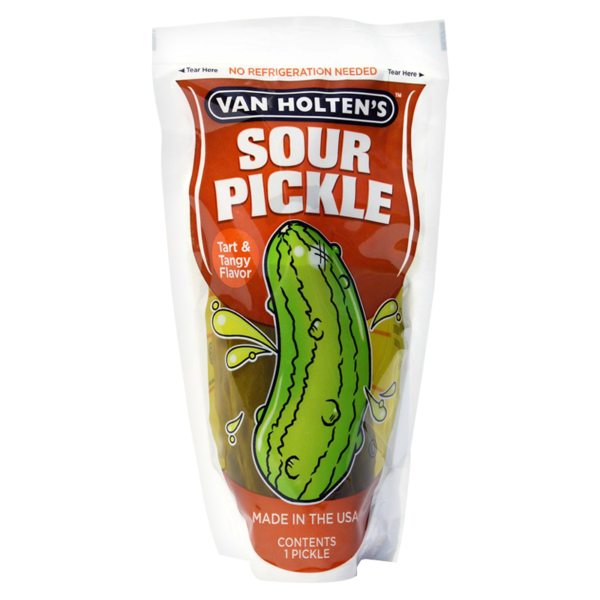 Van Holten’s – Large Sour Tart & Tangy Pickle-In-a-Pouch